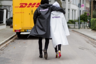 Vetements Raincoat DHL by Alexandra Lapp