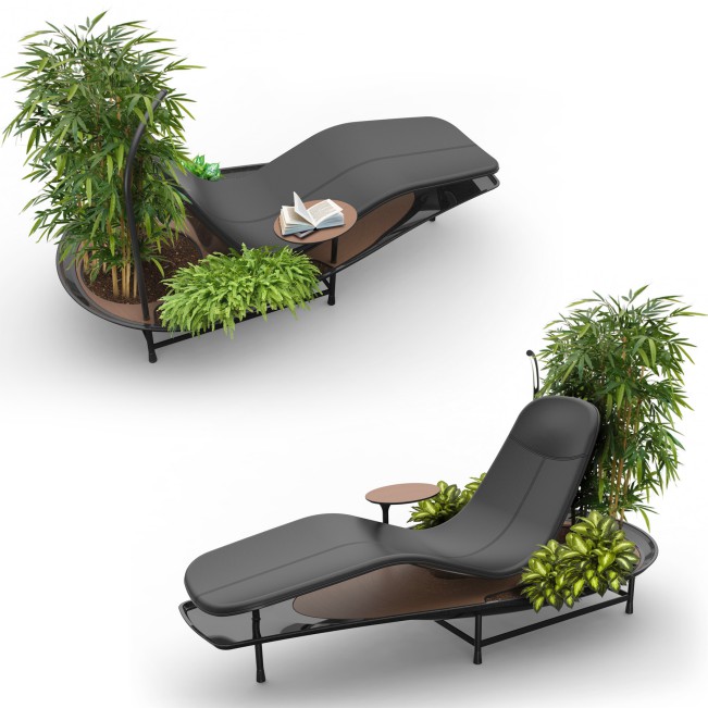 Dhyan Chaise Lounge Concept Chaise Lounge Concept by Sasank Gopinathan - Gold A' Design Award Winner for Furniture, Decorative Items and Homeware Design Category in 2020