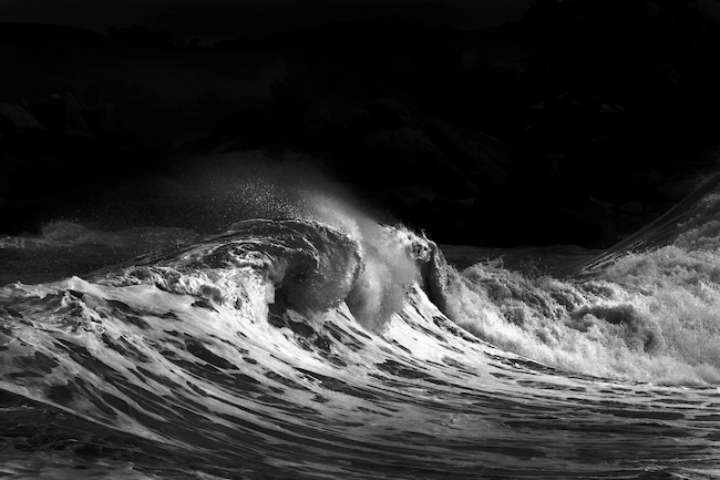 Lastlight - Ocean Calls For Help Fine Art Photography by Roberta Borges